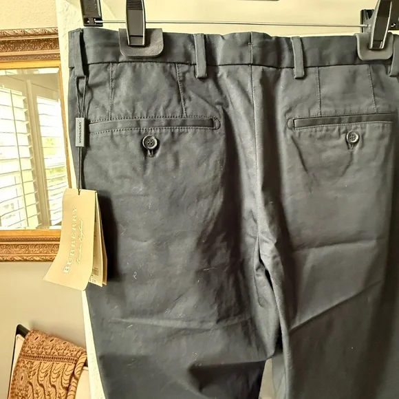 Burberry Charcoal black Men's Dress Trousers